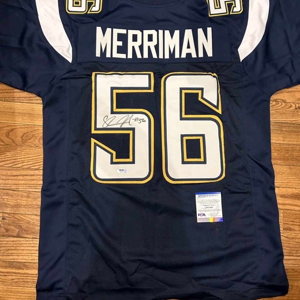 Shawne Merriman San Diego Chargers SIGNED Jersey
